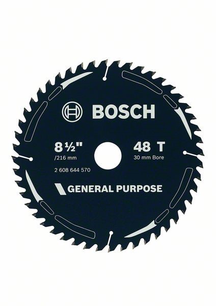 BOSCH WOOD SAW BLADE 8-1/2'' X 30/25 X 48 TEETH 